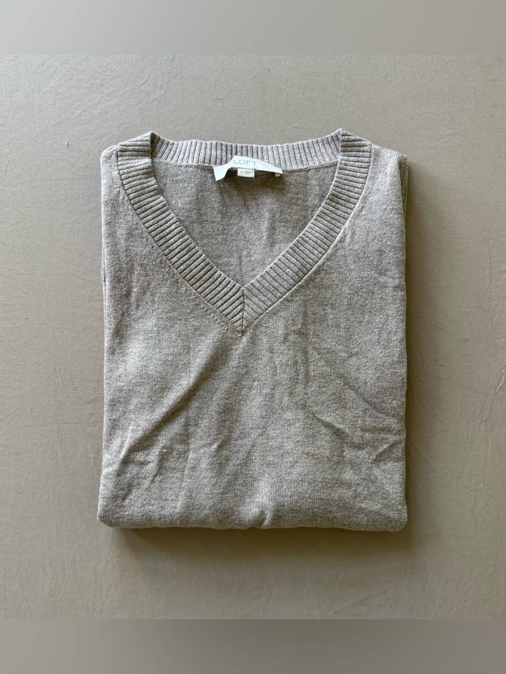 LOFT Cozy V-neck tunic sweater